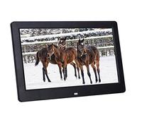 Spacmirrors Digital Frame Digital photo frame 7/8/10 inch high-definition ultra-thin narrow-edge electronic photo album advertising machine (Black 8 inches)