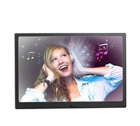 Spacmirrors Digital Frame Metal 12/13/1517 inch digital photo frame HD advertising machine electronic album player (Black 17 inches)