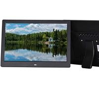 Spacmirrors Digital Photo Frame, 12" Electric Album with Remote Control - 1280x80 High Resolution 16:9 FHD IPS Screen Image Preview Video - Support USB and SD Card (Black)