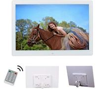 Spacmirrors Digital Photo Frame 15 Inch HD Digital Photo Frames 16:9 Widescreen LED Screen With USB SD Card Slots And Remote Control Digital Picture Frame Gift for Friend Family
