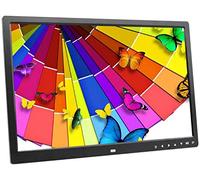 Spacmirrors Digital Photo Frame 17 inch Digital Picture Frame with 1440x900 Full HD 16:9 IPS Touch Screen with Infrared Remote Control Support USB SD Card