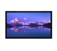 Spacmirrors Digital Photo Frame 23.6 inch Digital Electronic Wall Advertising Machine Support 1080P 1920X1080 Resolution Hd Quality/White (Black)