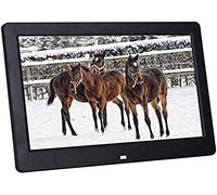 Spacmirrors Digital Photo Frame, 7 8 10 Inch High definition Ultra thin Narrow edge Electronic Photo Album Advertising Machine for Home Decoration (Black 10 inches)