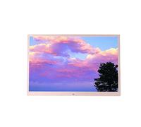 Spacmirrors Digital Photo Frame Metal Electronic Digital Silver Gold Pink 12/13/15/17 inch High-Definition Screen Ultra-Thin Electronic Album Music Movie Advertising Machine/Gold/12 Inches (Pink 15 I
