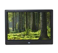 Spacmirrors Digital Photo Frames 10-inch high-definition IPS smart, 1080P video player, 178 ° full-view HD display, controlled by remote control, clock and calendar functions (Black)