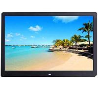 Spacmirrors Digital Photo Frames 15.6-Inch Electronic Photo Album Video Advertising Machine Ips Full-View Screen 1920 × 1080 Resolution Slide Show Black And White Photo Frame Automatic Power Off (Bl