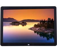 Spacmirrors Digital Photo Frames 15 Inch Multi function Electronic Album Wall Hanging Advertising Machine 1280 x 800 Resolution Digital Picture Frame Slide Show Timing Switch Music Video Playback (Bl