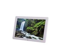 Spacmirrors Digital Photo Frames 17-inch Digital Picture Frame Electronic Digital Photo Album Wall-mounted Advertising Machine 1440 x 900 LED Display Screen Gift Present for Family Friends (White 17