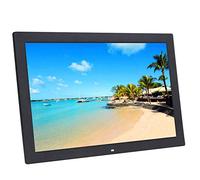 Spacmirrors Digital Photo Frames 18.5 Inch Ultra-thin Advertising Machine Electronic Album LED High-definition Music Video Player Scheduled to Turn On and Off Digital Picture Frame (Black 18.5 inch)