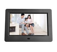 Spacmirrors Digital Photo Frames 7-inch digital electronic photo album, smart advertising machine, IPS full viewing angle, high-definition LED display, let beautiful memories jump (Black)
