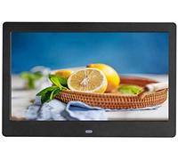 Spacmirrors Digital Photo Frames Black 10 inch, one touch machine, commercial advertising machine, 1080P, wall mounted playback, memory card SD, Mini SD, TF, U disk Digital Picture Frames