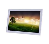 Spacmirrors Digital Photo Frames Black/white 18.5-inch IPS Screen Digital Supports Full Format HD Video Playback 1080P Screen Ratio: 16:9 (White)