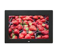 Spacmirrors Digital Photo Frames Electronic 10-inch wall-mounted high-definition multi-function picture and video player, intelligent electronic album, with remote control, record a beautiful life (B