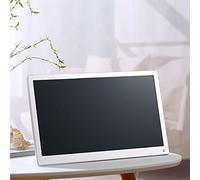 Spacmirrors Digital Photo Frames Silver/Black Metal 15.6-inch IPS HD HDMI Portable Display Electronic Album Video Player Product Size 374 * 232 * 25mm (Silver)