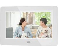 Spacmirrors Digital Picture Frame 10.1 inch Electronic Digital Photo Frame with High Resolution 1024x600 IPS LCD Screen and Motion Sensor Auto Rotate Calendar Clock Function Video Player