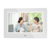 Spacmirrors Digital Picture Frame 10.1 inch Electronic Digital Photo Frame with High Resolution 1024x600 IPS LCD Screen and Motion Sensor Auto-Rotate Calendar Clock Function Video Player