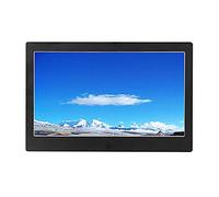 Spacmirrors Digital Picture Frame, 10 inch digital photo frame video advertising machine HD multifunction electronic photo album support HDMI display LED screen for Photo Table Display (Black)