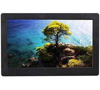 Spacmirrors Digital Picture Frame 13.3 inch full view IPS can play electronic album advertising machine video in vertical screen with support frame black HD supports music Digital Photo Frame (Black