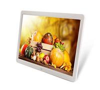 Spacmirrors Digital Picture Frame 14.1 inch photo frame HD electronic digital album 1280 * 800P support Calendar support alarm clock support automatic switch machine white electronic photo frame