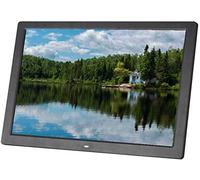 Spacmirrors Digital Picture Frame, 17.1 Inch Digital Photo Frame, 1440x900 High Resolution Full IPS Display Music Video Player Calendar Alarm with Remote Control, Support USB and SD Card (Black 17.1"