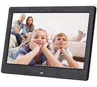 Spacmirrors Digital Picture Frame Digital Photo Frame, 10 Inch High-Definition Led Digital Photo Album Ultra-Thin Automatic Opening Machine Electronic Photo Frame (Black)