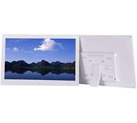 Spacmirrors Digital Picture Frame, Digital Photo Frame 17.3 Inch Electronic Photo Album HMDI Display with 1920x1080 HD IPS Screen LCD Advertising Player with Remote Control (White 17.3 inches)