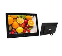 Spacmirrors Digital Picture Frame, photo frame support memory advertising machine electronic album white black ad Player video Player HD electronic Digital Photo Frame Gift Present for Family Friends