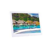 Spacmirrors Store 10 Inch USB Digital Picture Frame HD Resolution, Calendar Clock With Remote Control Remote Control - Mix Photos and Videos In The Same Slideshow Support SD Card, USB