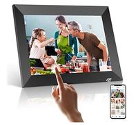 Spacmirrors WiFi Digital Photo Frame, IPS Touch Screen Smart Cloud Photo Frame with 16GB Storage, Send Photos or Video to Frame Via App Worldwide - Touch Screen, Auto Rotate - Landscape or Portrait (