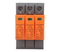 Spacnana 1000VDC Protector, PC Material, Overcurrent Overvoltage Protection, 3P Design for Photovoltaic Systems