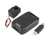 Spacnana 100A Multifunction Meter, RS485 Technology, Measures Voltage Current Power Factor and Frequency for Home or Industrial Use (Open and close CT(100A)+USB to 485 module PZEM-016)