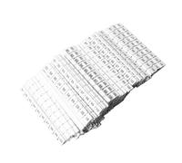 Spacnana 100Pcs Terminal Block Marking Label, Nylon Easy Cutting Tag Marker Bar Strip with Clear Numbers 91 to 100, for UK10N Terminal Blocks