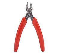 Spacnana 107F1 Mini Electronic Diagonal Pliers, Side Cutting Nippers Wire Cutter Hand Tool for Various Cables Plastic Cutting (Large)