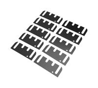 Spacnana 10pcs Door Hinge Shims, Stainless Steel Door Hinge Spacers for Door Alignment Gaps Repair, Doors Hinge Shims Hinge Spacer for Repair Kit