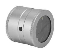 Spacnana 10X Loupe Magnifier, Aluminum Alloy, Dual LED Light, Precise Scale for Jewelers, Hobbyists, Stamps, Jewelry Inspection