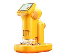 Spacnana 1600X Handheld Digital Microscope with 2 Inch 1080P Screen Adjustable LED Light Microscope for Science Experiment