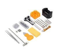 Spacnana 165Pcs Watch Repair Tool Kit with Tweezers and Hammer, Watch Spring Bar, Stainless Steel Strap Holder for Maintenance
