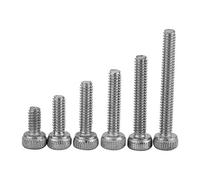 Spacnana 180pcs M2 Stainless Steel Hex Socket Screws Set, High Precision Fasteners, Ideal for Industrial Use and Machinery Assembly for Home and Office Applications