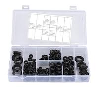Spacnana 180pcs Rubber Wire Protection Ring Grommet Assortment Kit for Auto, Protect Wires, Cylinders, Valves