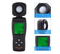 Spacnana 200,000 LuxMeter Illuminance Light Meter, LCD High-Definition Large Screen with Clear View of LED Backlight, Mini Illuminometer for Brightness Tester, Portable Lux Light Meter