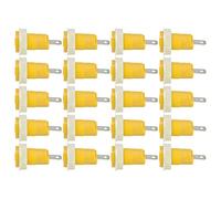 Spacnana 201st -ssssing Bananana Socket Unking After the Safer Adapter Connection of Welding Type Equipment for 4 Mm Banana Plugs, Welding Connection Method, Suitable for Industrial Use for (Yellow)