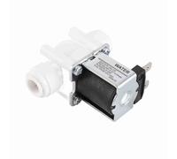 Spacnana 24V DC Solenoid Valve for Water Purifier, Copper Material, NC Electric Water Valve, 3/8 Quick Connection, Ideal for Shower and Faucet Control