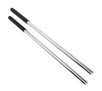 Spacnana 2Pcs Garage Door Torsion Spring Winding Rods Bars Tools 1/2in Diameter 17.2in Length Alloy Steel with Knurled Anti Slip Handle for Safe Garage Door Spring Adjustment