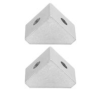 Spacnana 2Pcs Inside Corner Gusset Bracket, 15x15mm 3204-0001-0001 for Button Head Screws