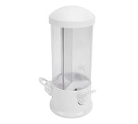 Spacnana 3 Compartment Candy Dispenser Snack Nut Dispenser with 360 Degree Rotating Selection and Screw On Lid for Jellybeans Peanuts Lollipops Small Treats