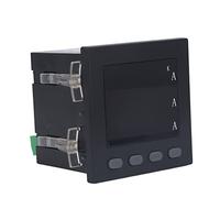 Spacnana 3 Phase Current Meter Digital Ammeter Programmable LED Display with RS485 Communication Safety Back Cover for Substation Distribution Automation Intelligent Building