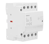 Spacnana 4P Modular Contactor, 4NO Contacts Welding Relay Module | industrial circuit control coil, din rail mount compatible, 690v 63a switching, rohs compliant sealed housing
