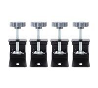 Spacnana 4PCS Drawer Panel Installation Clamps, Stainless Steel Adjustable Drawer Fixing Clamp, Easy-Use for Cabinet Assembly and Woodworking Projects