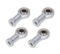 Spacnana 4pcs SI10T/K Rod End Bearing, Fisheye Female Thread Connector, Spherical Joint Bearing with Female Thread Right Hand Design for Industrial Machinery and Aerospace