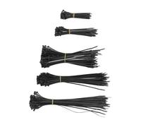 Spacnana 550pcs Cable Tie Assortment Set, Durable Zip Ties, Organize Wires, Perfect for Indoor and Outdoor Use (Black)